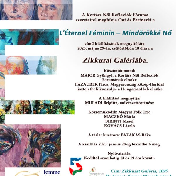 L’Éternel Féminin – Mindörökké Nő címmel nyílt kiállítás a Zikkurat galériában